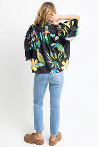 Karlie Toucan Jungle Puff Sleeve Top