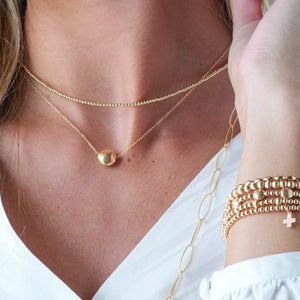 enewton 15" Choker Classic Gold 2mm Bead