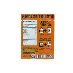 Pumpkin Spice Chai Martini Single Serve Craft Cocktails