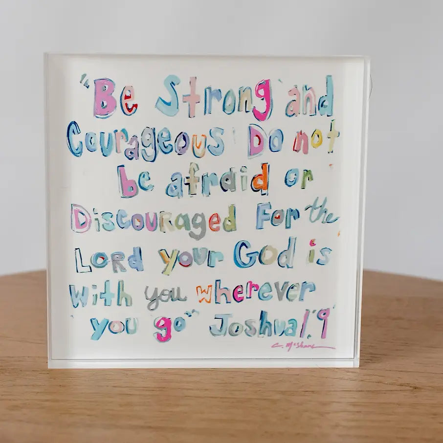 Chelsea McShane Joshua Acrylic Block