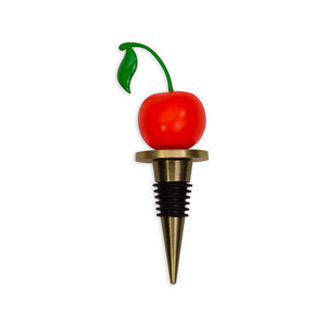 Tipsy Turvy Wine Stopper Cherry