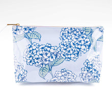 Load image into Gallery viewer, Hydrangea Stem Clear Coated Travel Cosmetic