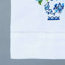Load image into Gallery viewer, Blue Hydrangea Guest Towel