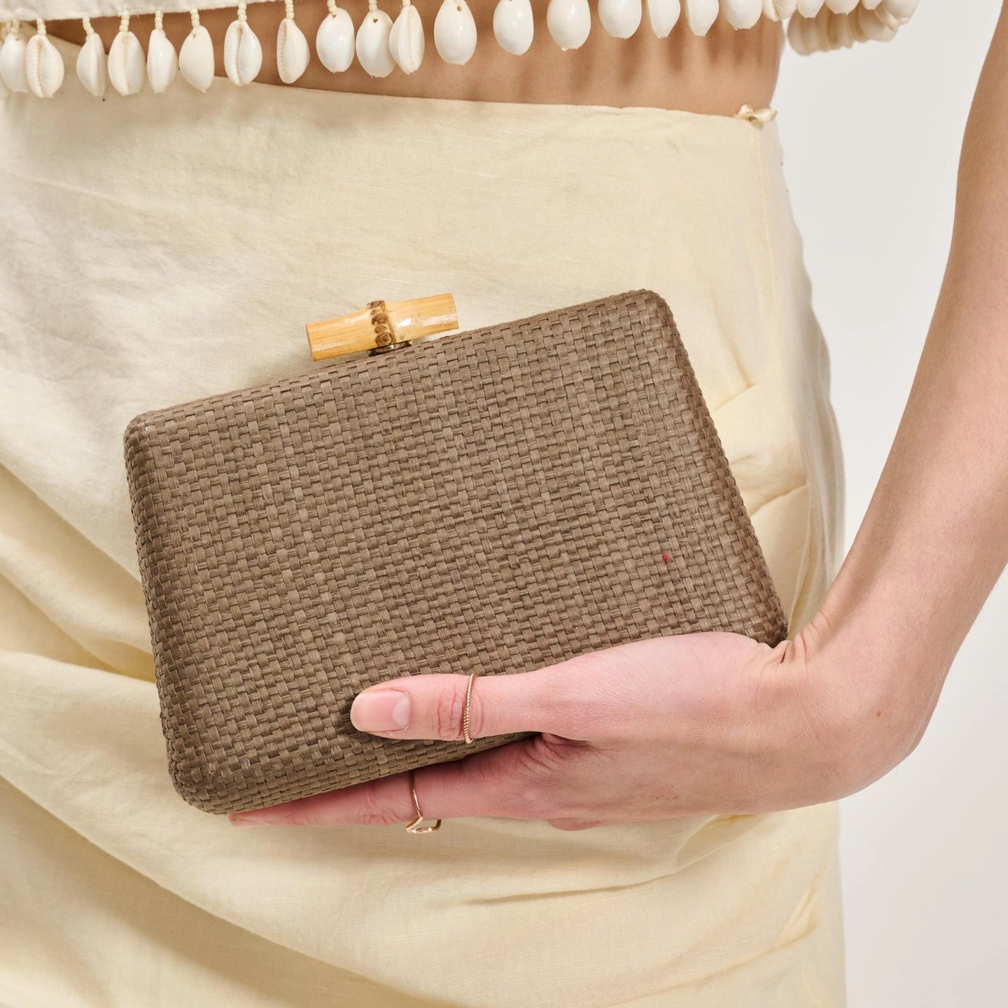 Melina Evening Bag | Mocha