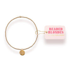 Load image into Gallery viewer, Beaded Blondes Sorority Charm Bracelet