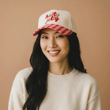 Load image into Gallery viewer, Classic Canvas Hat | Holly Jolly