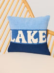 Load image into Gallery viewer, Shiraleah Lake Pillow | Blue