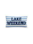 Load image into Gallery viewer, Shiraleah Lake Weekend Pillow | Blue