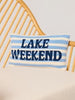 Shiraleah Lake Weekend Pillow | Blue