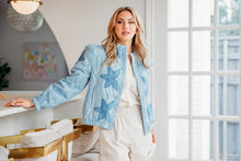 Load image into Gallery viewer, Karlie Novelty Denim Jacket