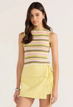 Load image into Gallery viewer, Mink Pink Amelia Knit Stripe Crop Top
