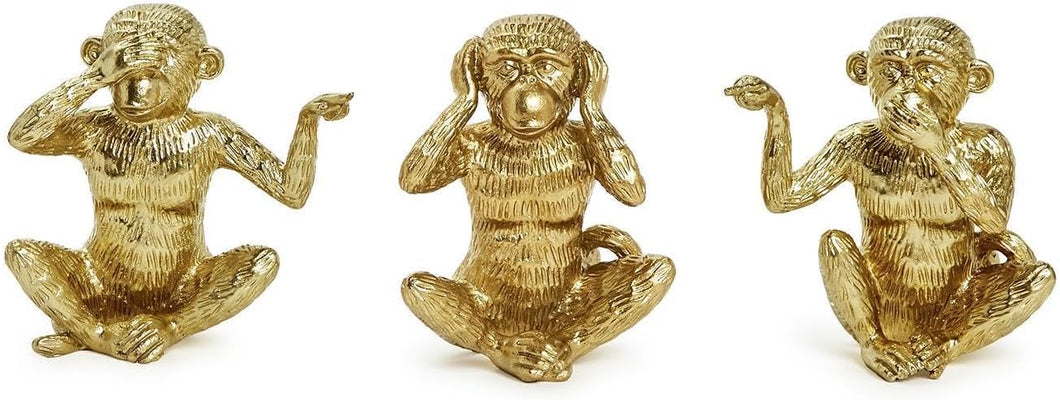 Hear No Evil, See No Evil, Speak No Evil Monkeys