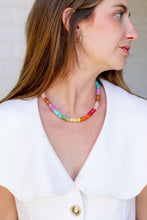 Load image into Gallery viewer, Rainbow Multicolor Gemstone Necklace