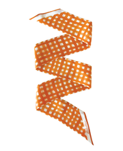 Load image into Gallery viewer, Tailgate Check Twilly in Orange
