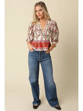 Load image into Gallery viewer, Ellery Top | Cream Multi