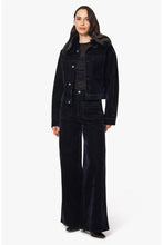 Load image into Gallery viewer, Habitual Fur Collar Cropped Jacket | Navy