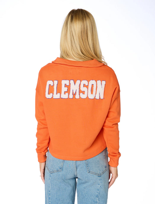 Clemson Collared Pullover