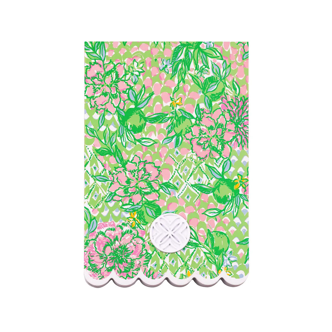 Lilly Pulitzer Notepad | Lime Feeling Good
