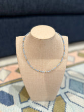 Load image into Gallery viewer, Aquamarine Dainty Necklace