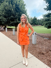 Load image into Gallery viewer, Queen of Sparkles Clemson Paw Rhinestone Vest