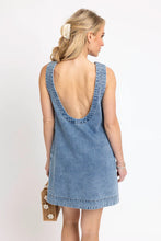 Load image into Gallery viewer, Karlie Denim Scoop Back Dress