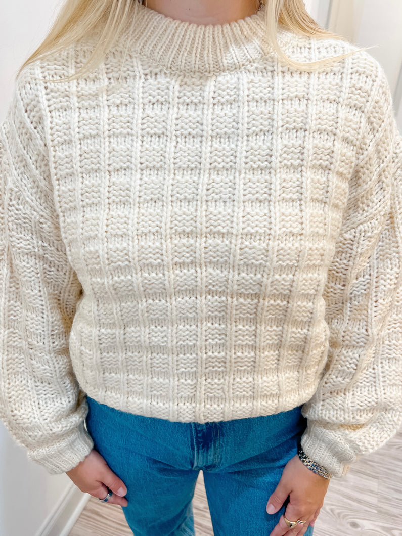 FRNCH Chiara Sweater | Creme