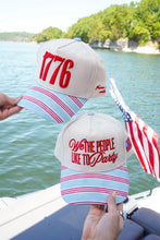 Load image into Gallery viewer, 1776 Blue and Red Stripe Hat
