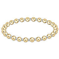 enewton Classic Grateful Pattern 5mm Bracelet - Mixed Metal