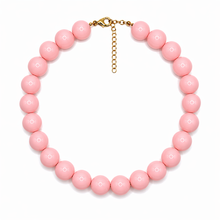 Load image into Gallery viewer, Chunky Bubblegum Pink Bubble Necklace