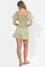 Load image into Gallery viewer, Adelyn Rae Paola 2 Tone Pipped Flutter Set | Sage/Off White