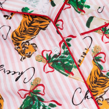 Load image into Gallery viewer, Tiger Stripe Flannel PJ Set