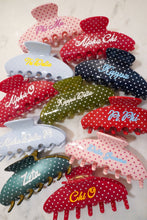Load image into Gallery viewer, Greek Sorority Hair Clips: Alpha Omicron Pi