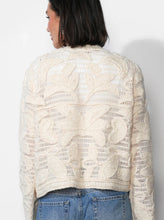 Load image into Gallery viewer, Greylin Sutton Open Crochet Cardigan | Cream
