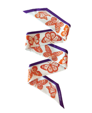 Load image into Gallery viewer, The Mariposa Twilly in Orange &amp; Purple