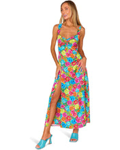 Load image into Gallery viewer, Show Me Your MUMU Mina Midi Dress | Bright Floral Soiree