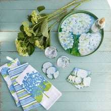 Load image into Gallery viewer, rockflowerpaper Hydrangea Cotton Kitchen Towel Set
