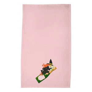 Witch's Brew Spooky Halloween Holiday Poly Twill Tea Towel