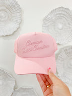 Custom Clemson Trucker Hat | Pink