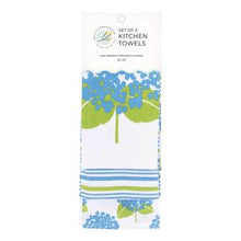 Load image into Gallery viewer, rockflowerpaper Hydrangea Cotton Kitchen Towel Set