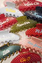 Load image into Gallery viewer, Greek Sorority Hair Clips: Delta Delta Delta
