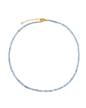 Load image into Gallery viewer, Aquamarine Dainty Necklace