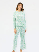 Load image into Gallery viewer, Annie Pajama Set | Yuletide Vignettes Blue