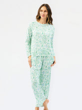 Load image into Gallery viewer, Annie Pajama Set | Yuletide Vignettes Blue