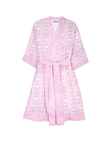 Brooks Avenue Bathrobe | Light Pink Chintz