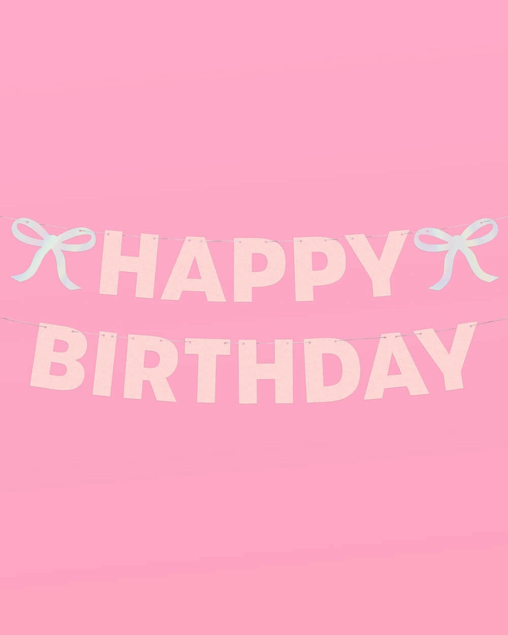 Birthday Bow Banner