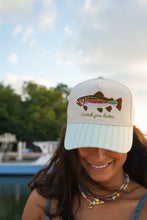 Load image into Gallery viewer, Catch You Later Green Stripe Hat