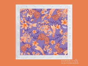 Clemson Acrylic Scalloped Tray