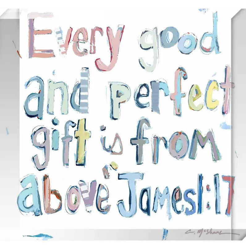 Chelsea McShane James 1:17 Acrylic Block