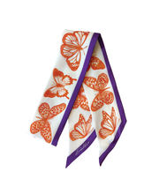 Load image into Gallery viewer, The Mariposa Twilly in Orange &amp; Purple