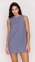 Load image into Gallery viewer, Mink Pink Delmar Stripe Shift Dress | Blue Stripe
